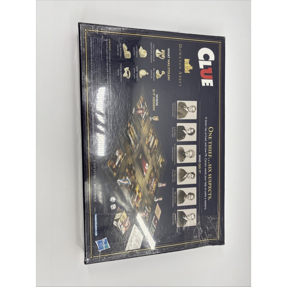 Clue Downton Abbey Edition New Unopened Hasbro Gaming Board Game - Picture 2 of 4